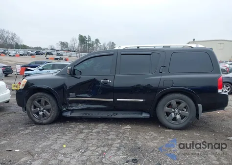 2014 Nissan Armada Platinum from USA, damaged, VIN 5N1BA0NF3EN604229